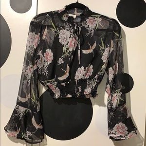 Bell Sleeve Dress Shirt